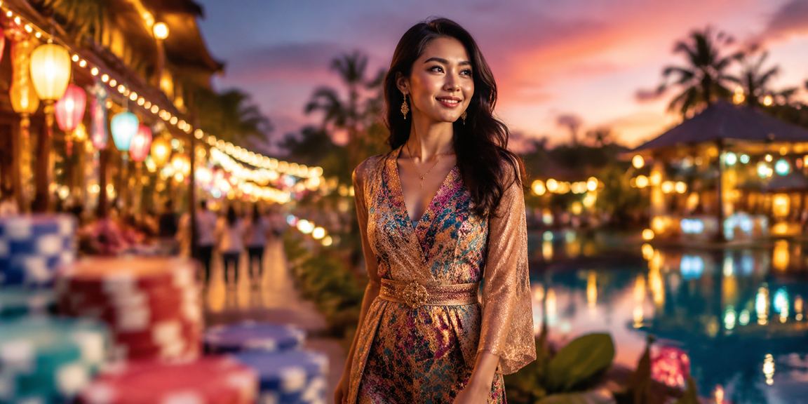 Permainan Kasino Baccarat di Malaysia Pemain kasino menggunakan meja baccarat elektronik di Malaysia